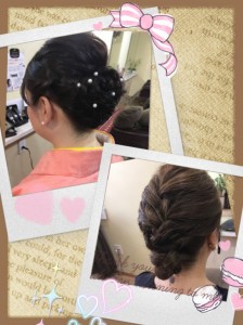 着付けとヘアセット
