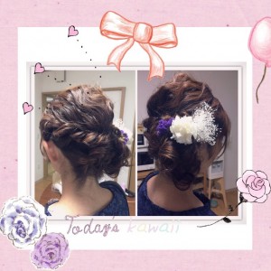 SunLuce　入学式　ヘアセット