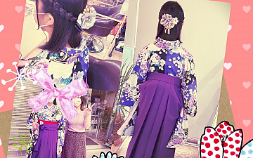 SunLuce 卒業式 袴着付け ヘアセット