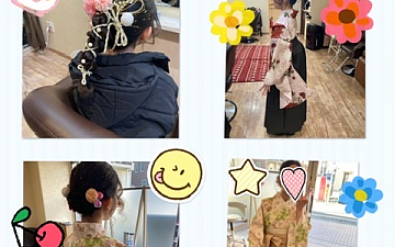 SunLuce 卒業式 袴 ヘアセット