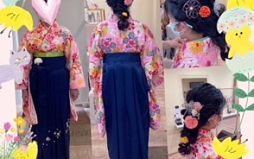 SunLuce 卒業式 袴 着付け 小学生Part1